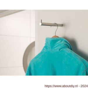 Intersteel Essentials 7634 handdoek-kleding steun universeel 100 mm RVS - A26007757 - afbeelding 3