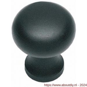Intersteel Living 8550 meubelknop Paddenstoel 25 mm smeedijzer zwart - A26008844 - afbeelding 1