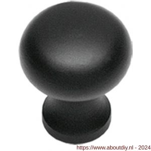 Intersteel Living 8550 meubelknop Paddenstoel 30 mm smeedijzer zwart - A26004081 - afbeelding 1