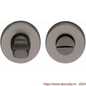 Intersteel Essentials 3224 WC-sluiting 8 mm kunststof verdekt diameter 49x7 mm PVD night - A26007619 - afbeelding 1