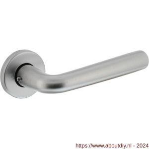 Intersteel 0074 deurkruk Conisch en rozet met nok aluminium F1 - A26001626 - afbeelding 1
