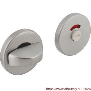 Intersteel 3090 WC-sluiting 8 mm rond verdekt aluminium F1 - A26002651 - afbeelding 1