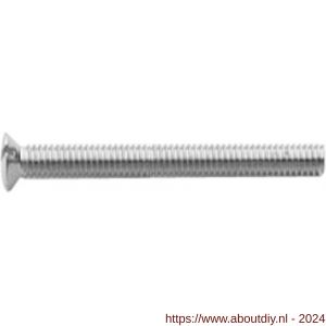Intersteel 9905 patentbout M4x38 mm staal vernikkeld - A26000856 - afbeelding 1