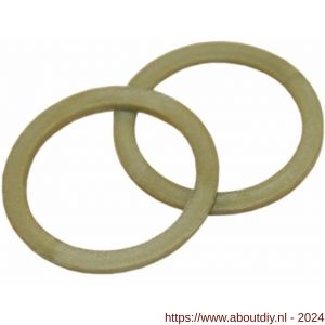 Intersteel 9971 nylon ring 18 mm plat bruin - A26007489 - afbeelding 1