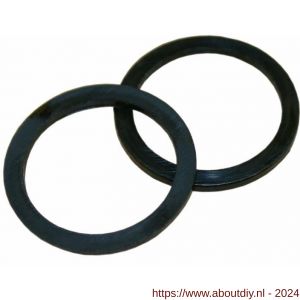 Intersteel 9971 nylon ring 18 mm plat zwart - A26001909 - afbeelding 1