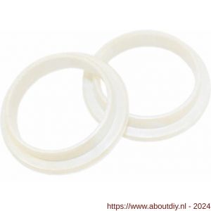 Intersteel 9972 nylon ring 20-16 mm verdikt wit - A26007490 - afbeelding 1