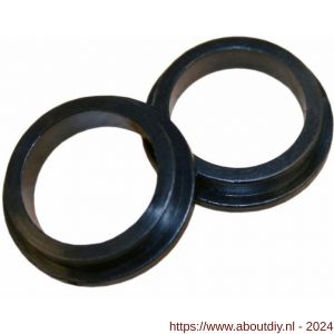 Intersteel 9972 nylon ring 20-16 mm verdikt zwart - A26001911 - afbeelding 1