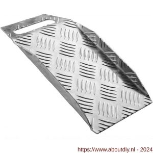SecuCare portable drempelhulp aluminium breedte 15 cm hoogte 0-10 cm 150 kg - A50750238 - afbeelding 1