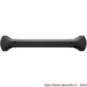 SecuCare wandbeugel aluminium 40 cm mat zwart met montage materiaal - A50750218 - afbeelding 1