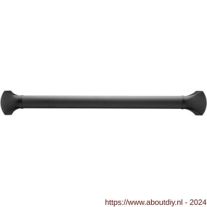 SecuCare wandbeugel aluminium 60 cm mat zwart met montage materiaal - A50750222 - afbeelding 1