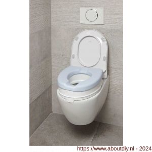 SecuCare toiletverhoger comfort kussen blauw voor toiletverhoger zonder klep - A50750376 - afbeelding 2