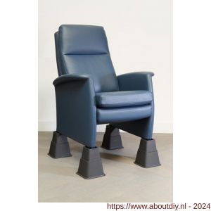 SecuCare bed-meubelverhoger hoogte 8-13-21 cm zwart - A50750307 - afbeelding 2