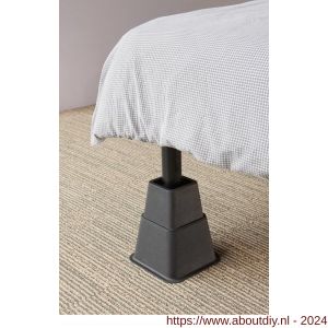 SecuCare bed-meubelverhoger hoogte 8-13-21 cm zwart - A50750307 - afbeelding 3
