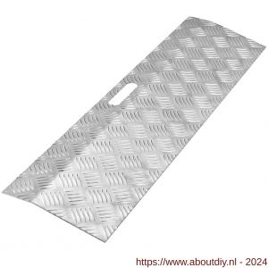 SecuCare drempelhulp aluminium type 1 breedte 78 cm diepte 20 cm hoogte 0-3 cm 150 kg - A50750240 - afbeelding 1