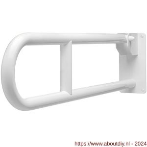SecuCare toiletbeugel opklapbaar lengte 60 cm wit maximaal 125 kg - A50750285 - afbeelding 1