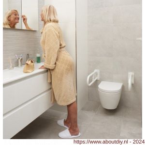 SecuCare toiletbeugel opklapbaar lengte 60 cm wit maximaal 125 kg - A50750285 - afbeelding 2