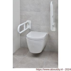 SecuCare toiletbeugel opklapbaar lengte 60 cm wit maximaal 125 kg - A50750285 - afbeelding 3