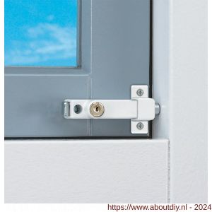 SecuMax raamslot 806 RAL 9010 wit voor raam, bovenlicht, deur en schuifpui - A50750185 - afbeelding 2