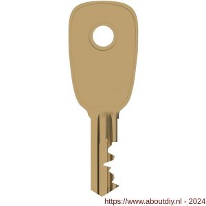 SecuMax 832 raamgrendel met slot en sleutel bruin sleutel draai-kiep - A50750372 - afbeelding 1
