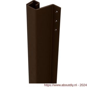 SecuStrip Plus achterdeur buitendraaiend terugligging 0-6 mm L 2300 mm RAL 8014 bruin - A50750034 - afbeelding 1