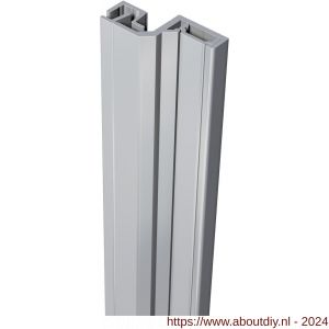 SecuStrip Style achterdeur buitendraaiend terugligging 6-8 mm L 2500 mm blank geanodiseerd - A50750089 - afbeelding 1