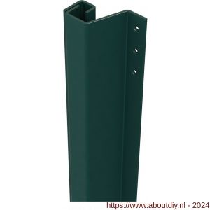 SecuStrip Plus achterdeur buitendraaiend terugligging 0-6 mm L 2300 mm RAL 6012 zwart groen - A50750038 - afbeelding 1