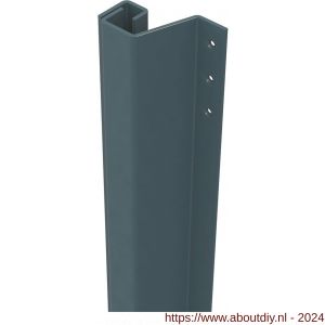 SecuStrip Plus achterdeur buitendraaiend terugligging 0-6 mm L 2300 mm RAL 7012 basalt grijs - A50750039 - afbeelding 1