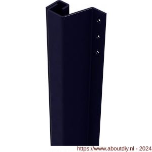 SecuStrip Plus achterdeur buitendraaiend terugligging 0-6 mm L 2300 mm RAL 9005 Blackline zwart-satijn - A50750043 - afbeelding 1