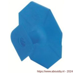 GB 341061 kombiclip isolatie bevestiging 56/61 mm blauw kunststof - A18001577 - afbeelding 1