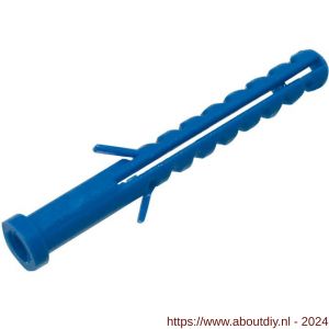 GB 34121 plug blauw 6x50 mm 4 mm nylon - A18002450 - afbeelding 1