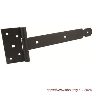 GB 419270 kruisheng zwaar 400 mm 40x4 mm epoxy coating zwart 2/8x8 mm - A18002000 - afbeelding 1