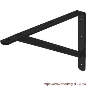 GB 824270 plankdrager zwart 250x400 mm 30x4/20x4 mm epoxy coating zwart - A18002687 - afbeelding 1
