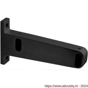 Hermeta 1081 garderobebuis steun eind rechts Gardelux 1 type 5 mat zwart EAN sticker - A20101567 - afbeelding 1