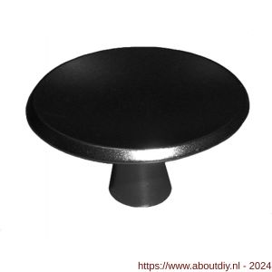 Hermeta 3751 meubelknop rond 30 mm met bout M4 zwart EAN sticker - A20101514 - afbeelding 1