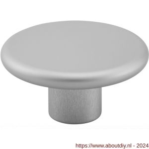 Hermeta 3755 meubelknop rond 50 mm mat naturel EAN sticker - A20101074 - afbeelding 1