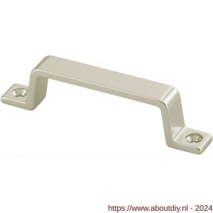 Hermeta 4200 hand- en meubelgreep 90 mm opschroevend nieuw zilver EAN sticker - A20101107 - afbeelding 1