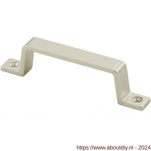 Hermeta 4201 hand- en meubelgreep 110 mm opschroevend nieuw zilver - A20101108 - afbeelding 1