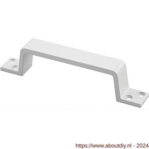 Hermeta 4203 hand- en meubelgreep 150 mm opschroevend wit EAN sticker - A20101120 - afbeelding 1