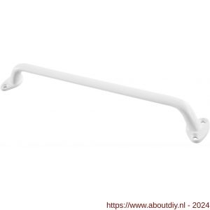 Hermeta 4270 hand- en meubelgreep 400 mm opschroevend wit EAN sticker - A20101933 - afbeelding 1