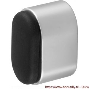 Hermeta 4700 deurbuffer ovaal 25 mm naturel EAN sticker - A20100089 - afbeelding 1