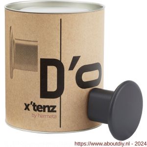 Hermeta X'Tenz X003 garderobe jashaak enkel d'O anthraziet RAL 7021 - A20101754 - afbeelding 1