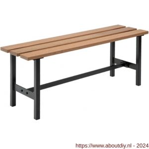 Hermeta 3007 zitbank zitdeel hout 90x25 mm meranti hardhout per meter - A20101350 - afbeelding 4