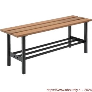 Hermeta 3007 zitbank zitdeel hout 90x25 mm meranti hardhout per meter - A20101350 - afbeelding 5