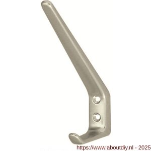 Hermeta 0030 garderobe hoed- en jashaak enkel nieuw zilver EAN sticker - A20100742 - afbeelding 1