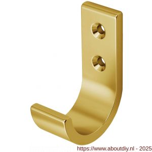 Hermeta 0111 garderobe jashaak enkel zijde goud - A20101523 - afbeelding 1