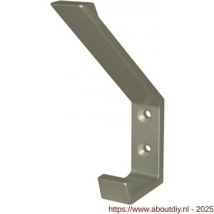 Hermeta 0138 garderobe hoed- en jashaak enkel nieuw zilver EAN sticker - A20100754 - afbeelding 1