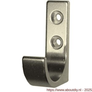 Hermeta 0149 garderobe jashaak enkel nieuw zilver - A20100802 - afbeelding 1