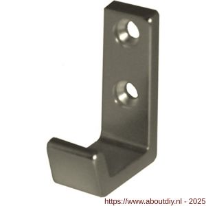 Hermeta 0555 jas- en handdoekhaak nieuw zilver - A20100661 - afbeelding 1