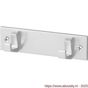Hermeta 0652 handdoekrek 2 haaks naturel - A20101804 - afbeelding 1