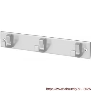 Hermeta 0653 handdoekrek 3 haaks naturel - A20101854 - afbeelding 1